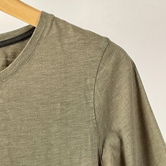 Women's Roots Yoga Cotton Tunic Top, Sage Green, Size M - Picture 3 of 9